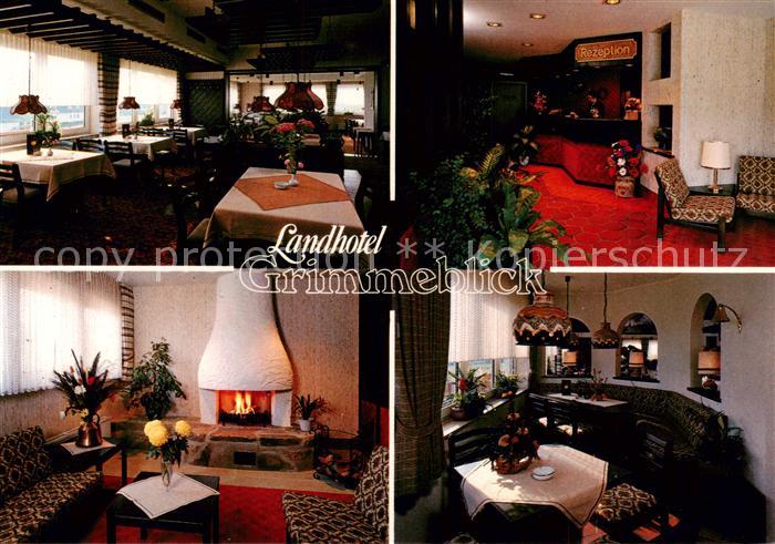 Elkeringhausen Winterberg Landhotel Grimmeblick Gastraeume Kaminzimmer