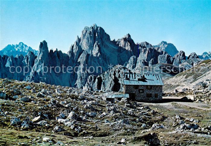 Tre Cime di Lavaredo 3003m Drei Zinnen IT Rifugio Lavaredo Monte Cadini