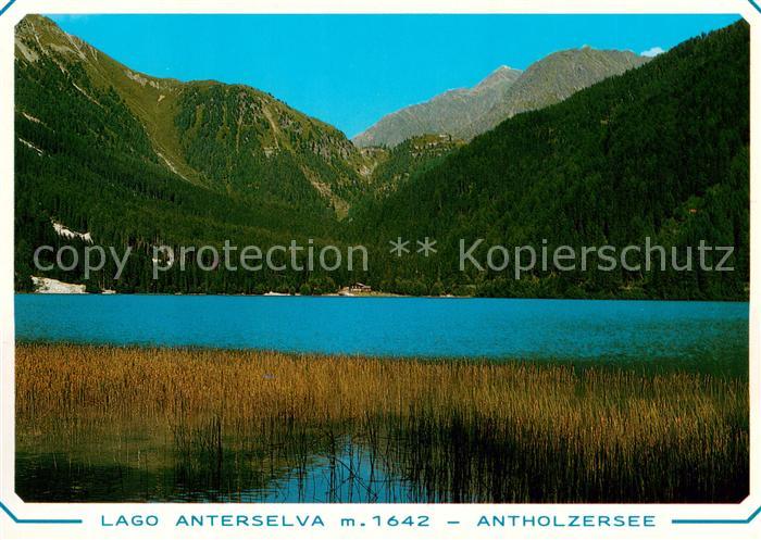 Antholzersee Lago Anterselva IT mit Staller Scharte