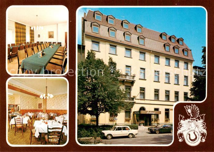 WueRZBURG Bayern Amberger Hotel garni Gastraeume