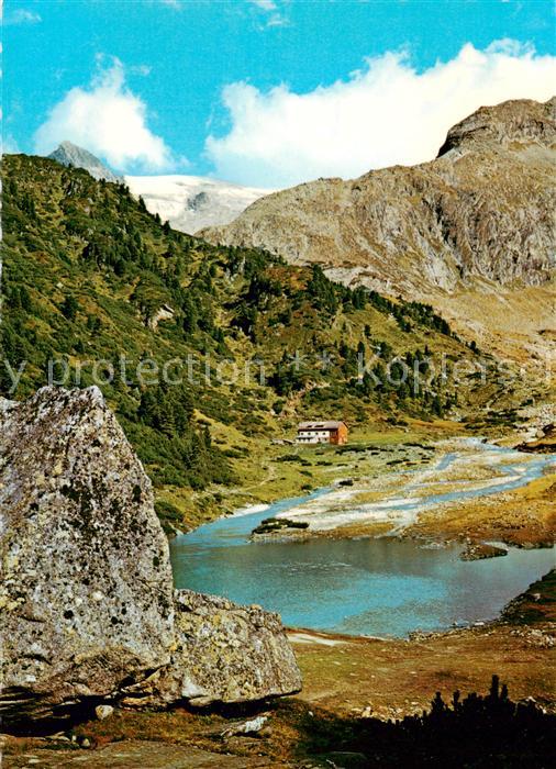 Waxeggkees Rossruck Unterkunftshaus Alpenrose am Waxegg im Zemmgrund mit Moerchn