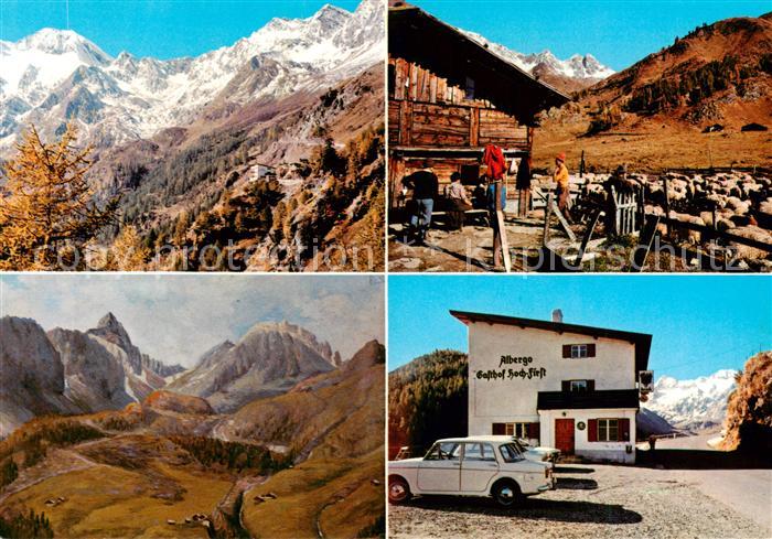 Moos Passeier Gasthof Hochfirst Schafuebertrieb von Passeier zur oetztaleralm Sc