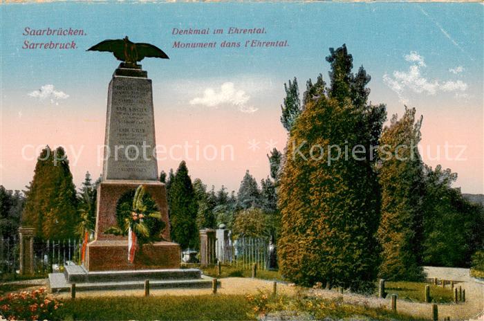 SAARBRueCKEN Saarland Denkmal im Ehrental