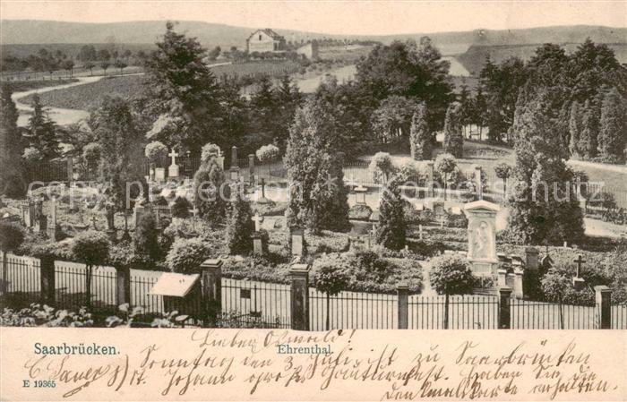 SAARBRueCKEN Saarland Ehrental Friedhof