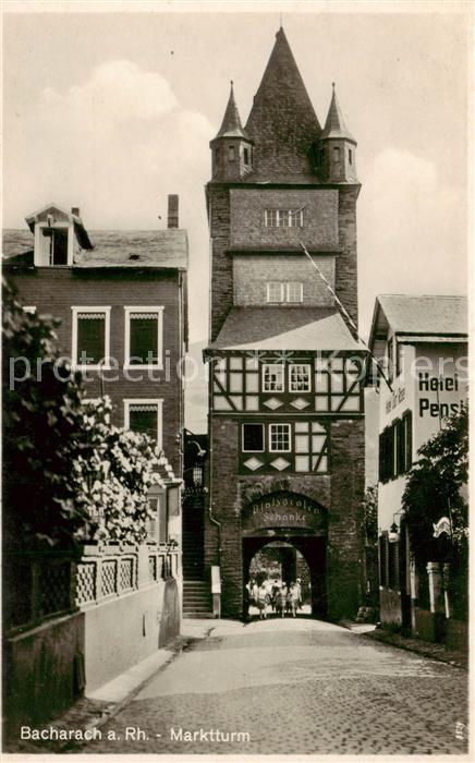 Bacharach Rhein Marktturm Hotel Pension