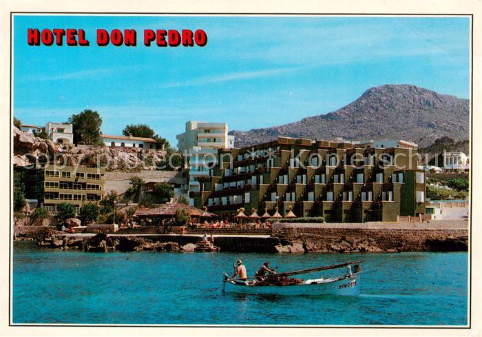 Cala San Vicente Mallorca Hotel Don Pedro Ansicht vom Meer aus