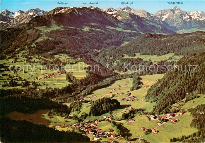 Tiefenbach Oberstdorf Panorama Oberallgaeu Allgaeuer Alpen