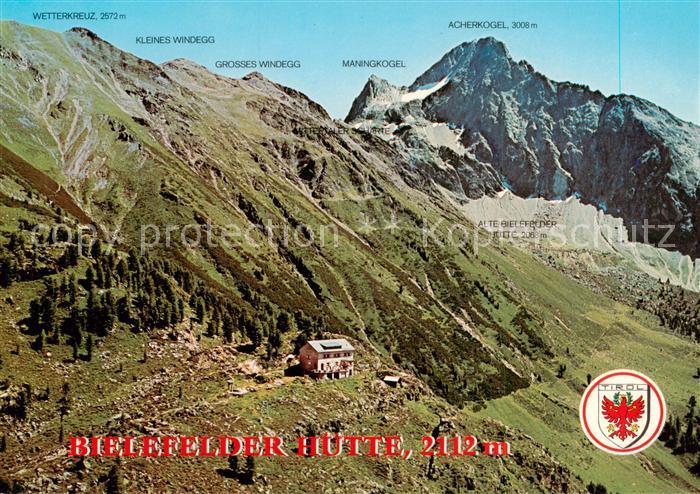 Habichen oetztal AT Bielefelder Huette Berghuette oetztaler Alpen