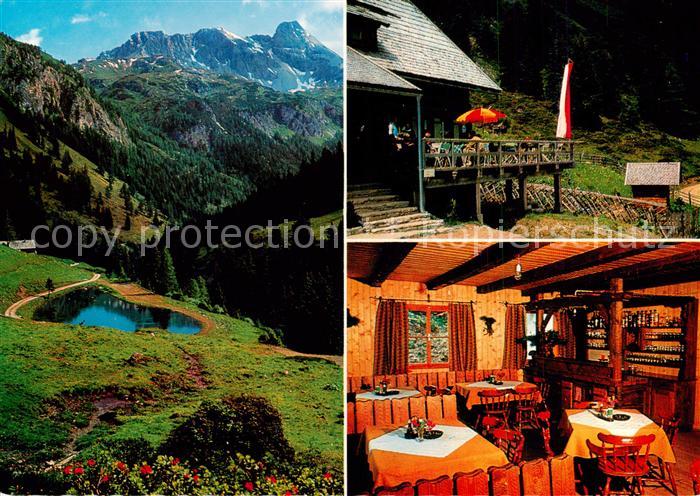 Zederhaus Jausenstation Koenigalm Ridingtal Alpen