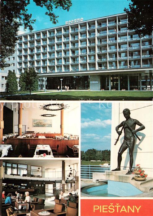 Piestany SK Liecebny dom Balnea Palace Kurhaus Statue
