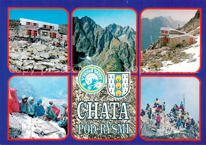 Rysy Rysov Tatry SK Chata pod Rysmi Berghaus Hohe Tatra