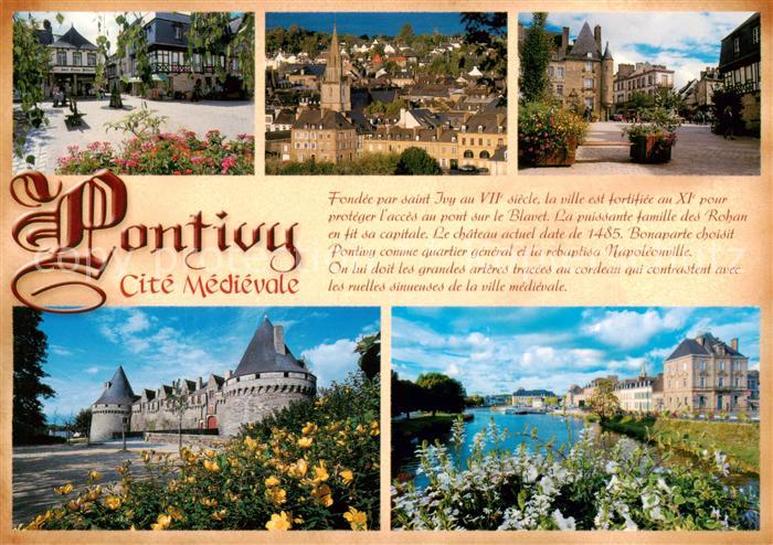 Pontivy 56 Morbihan Vieilles maisons Place du Martray Chateau de Rohan rives du