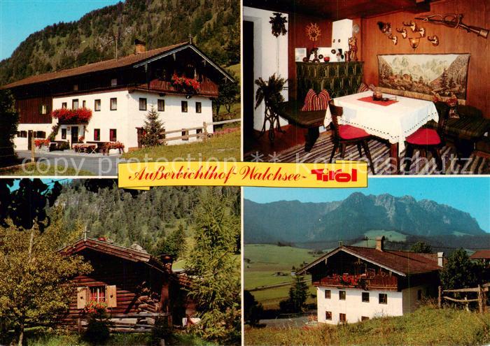Walchsee Tirol AT Ausserbichlhof Gaestehaus Pension am Zahmen Kaiser