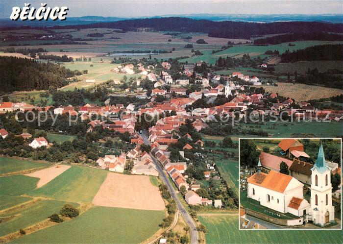 Belcice Bielschitz CZ Kostel sv. Petra a Pavla Gesamtansicht Kirche