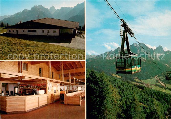 Sexten Sesto Suedtirol IT Rifugio Restaurant Monte Elmo Seilbahn Dolomiten
