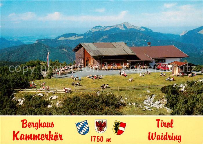 Waidring Tirol AT Berghaus Kammerkoer Fernsicht Alpen