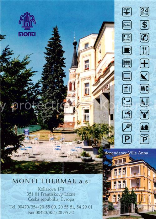 Frantiskovy Lazne Lazenske Sanatorium Monti Thermae Dependance Villa Anna