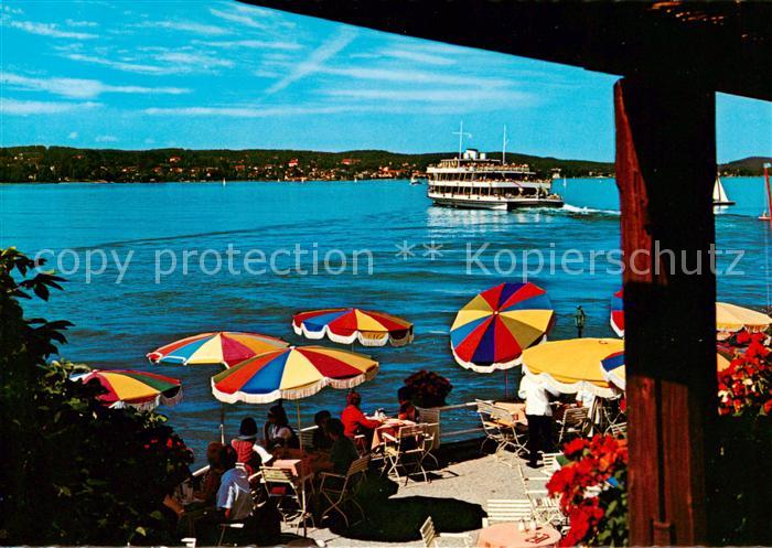 Berg Starnberg Strandhotel Schloss Berg Terrasse Faehre Starnberger See