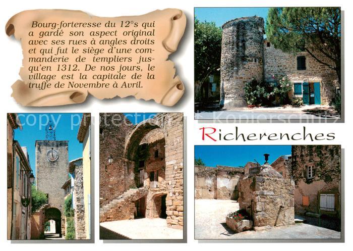 Richerenches 84 Vaucluse Enclave des Papes village fortifié