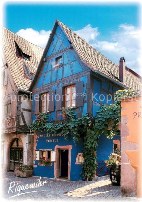 Riquewihr Haut Rhin Rue du General de Gaulle Restaurant le Tire-Bouchon