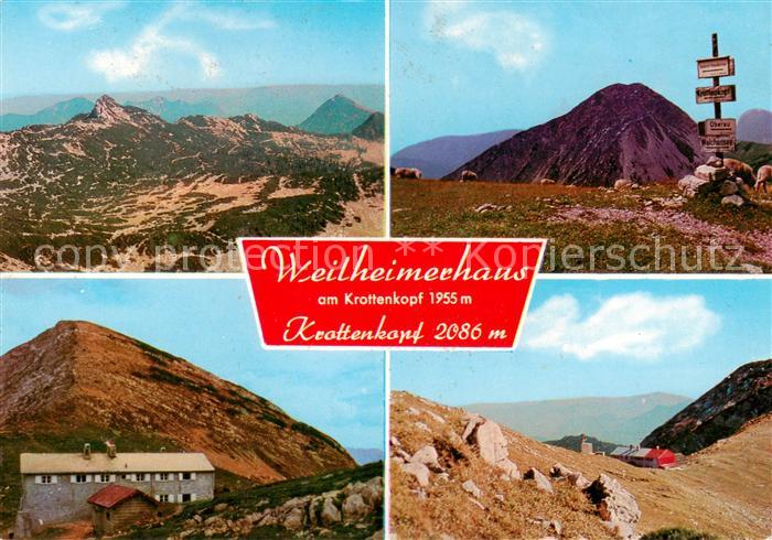 Oberau Garmisch-Partenkirchen Weilheimerhaus am Krottenkopf Bayerische Voralpen