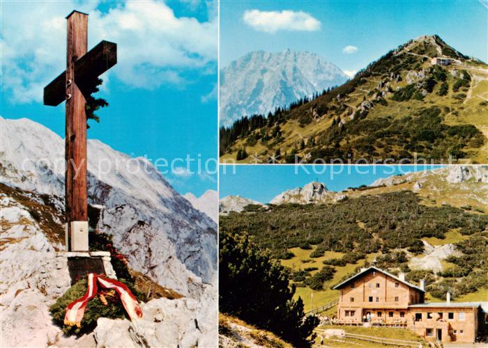 Stahlhaus 1731m Torrenerjoch AT Alpenvereinshuette Berchtesgadener Alpen Kreuz