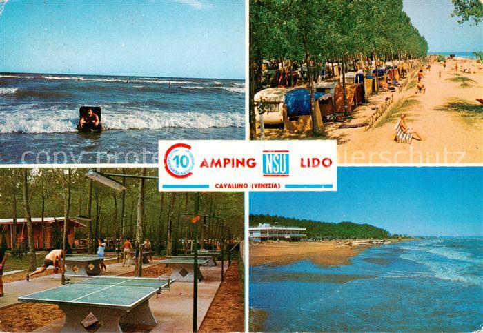 Cavallino Lido Venezia IT Camping NSU Lido Strand Tischtennis