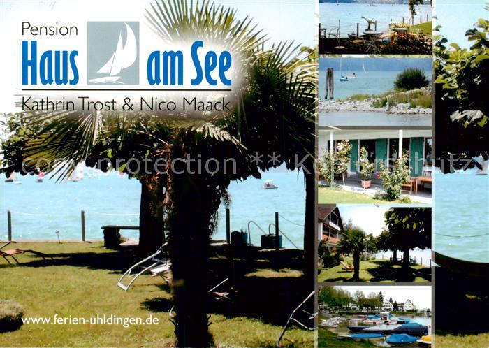 Unteruhldingen Pension Haus am See Uferpartie Bodensee