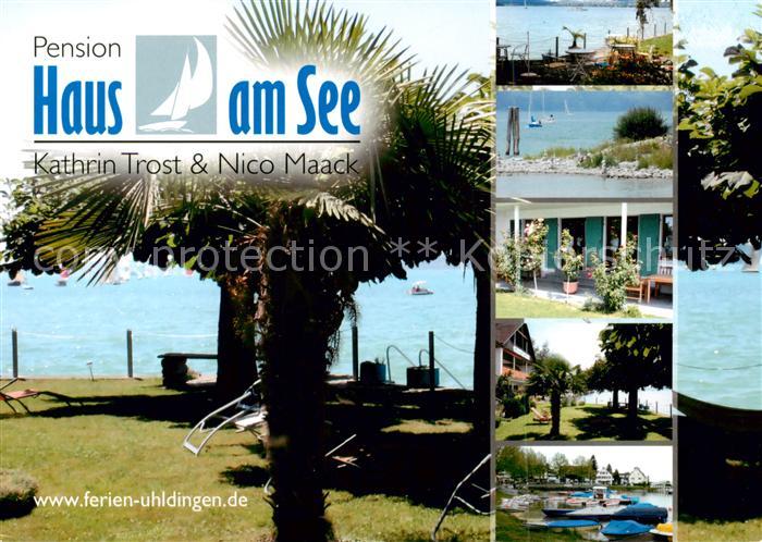 Unteruhldingen Pension Haus am See Uferpartie am Bodensee