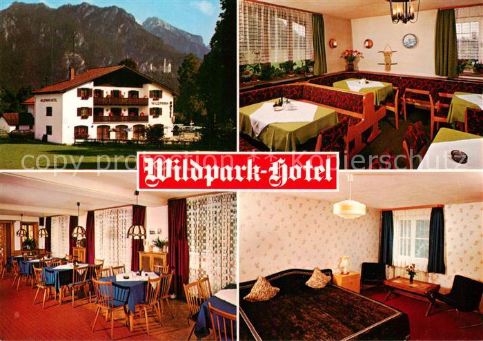 Alterschrofen Schwangau Wildpark Hotel Gastraum Fremdenzimmer Allgaeuer Alpen