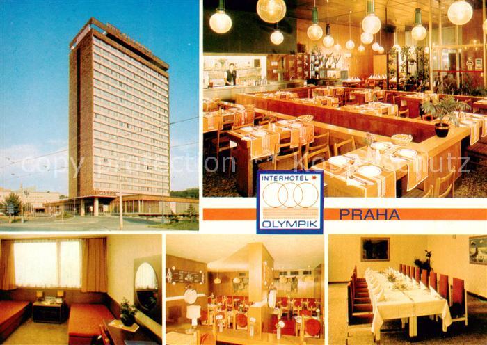 Praha Prahy Prague Interhotel Olympik Restaurant