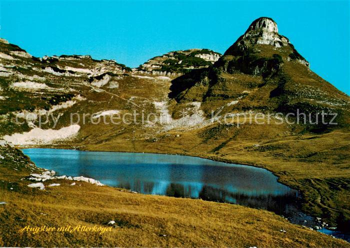 Altaussee Steiermark AT Augstsee mit Atterkogel und Greimuth Totes Gebirge