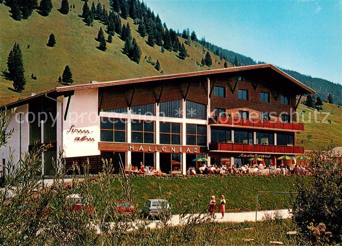 Lermoos Tirol AT Sonnalm Hallenbad Restaurant beim Hotel Edelweiss
