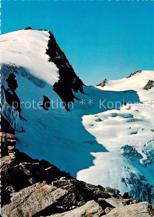 Soelden oetztal AT Blick vom Rettenbachjoch Schwarze Scheide Fernerkogl oetztale