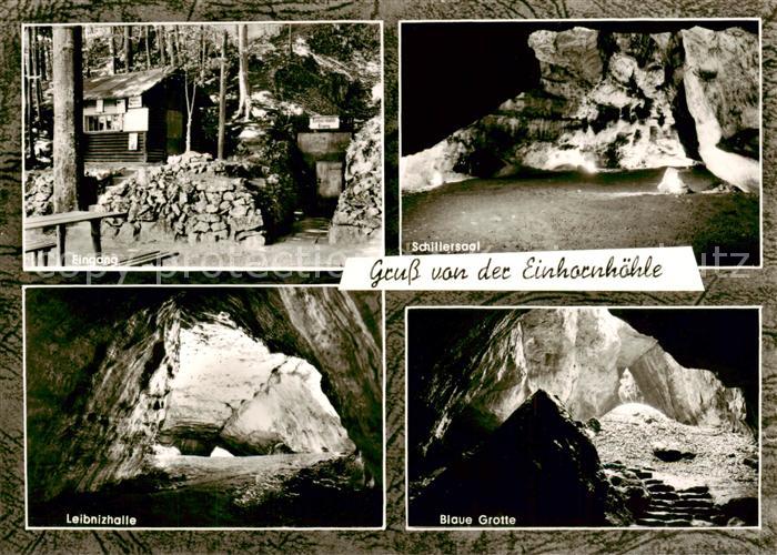 Scharzfeld Einhornhoehle Schillersaal Leibnzihalle Blaue Grotte