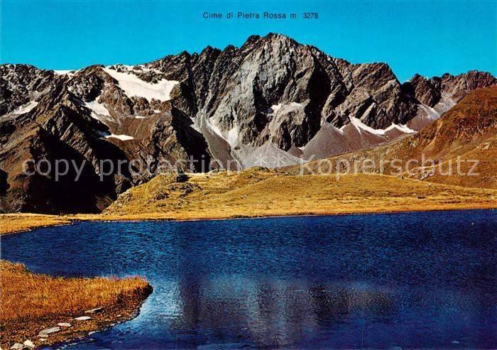 Passo di Gavia 2652m dello Stelvio Stilfserjochpass IT Lago Negro Cime di Pietra