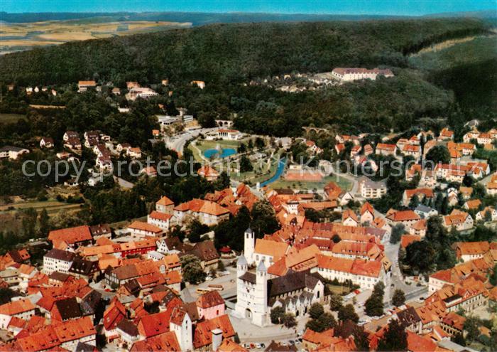 Bad Gandersheim Stadtbild mit Kirche