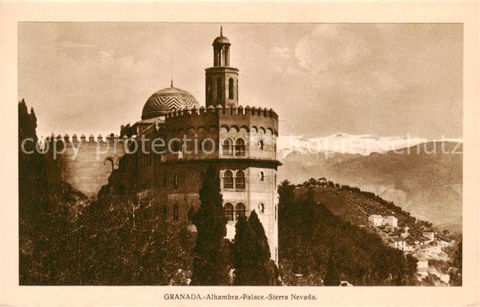 Sierra Nevada Granada Andalucia ES Alhambra Palace
