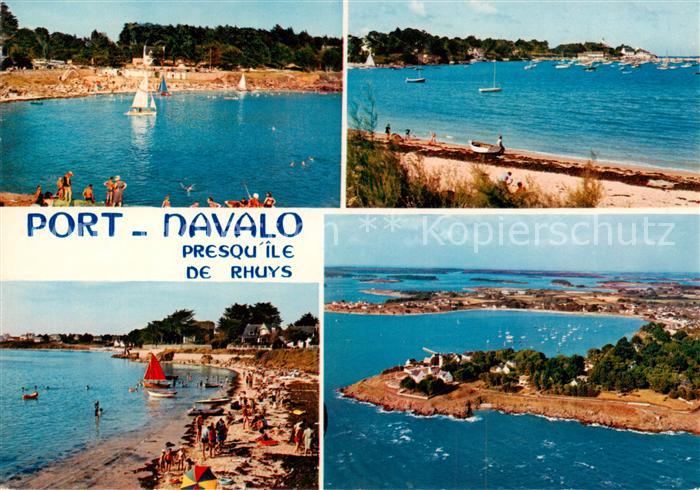 Port-Navalo 56 Morbihan Son port et ses plages Vue aerienne