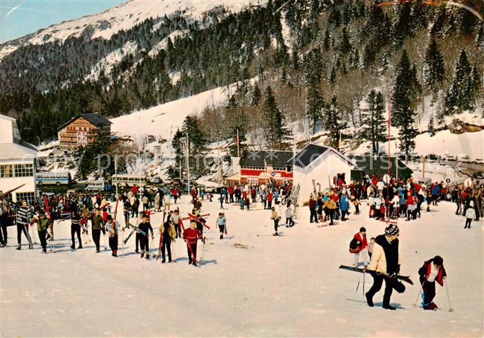 Le Mont-Dore 63 Neige ent Auvergne