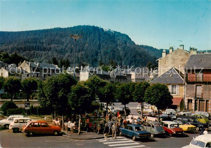 La Bourboule-les-Bains 63 Puy-de-Dome Station thermale et touristique Le bassin