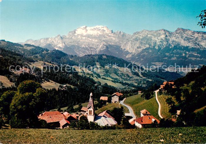 Manigod 74 Haute-Savoie La Croix Fry Vue sur le Pays La Tornette