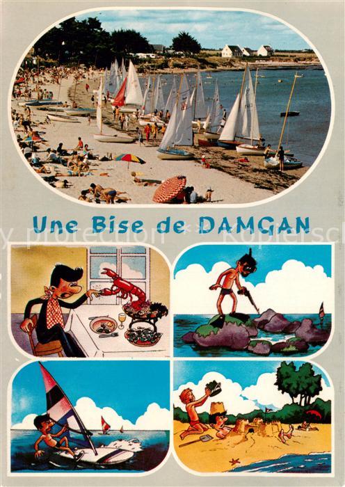 Damgan 56 Morbihan La plage