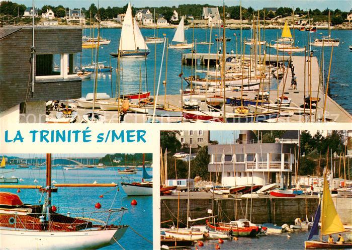 La Trinite-sur-Mer 56 Morbihan Le port de Yachts Vue d ensemble