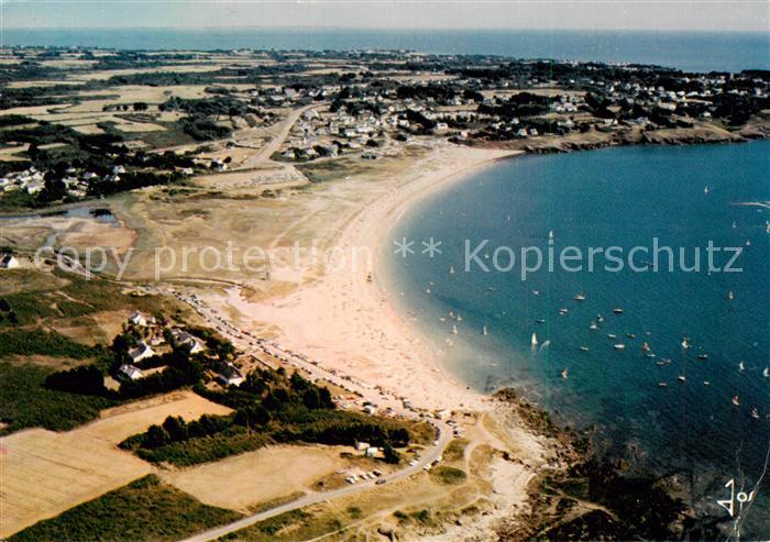 Saint-Gildas-de-Rhuys 56 Morbihan La plage des Govelins Vue aerienne