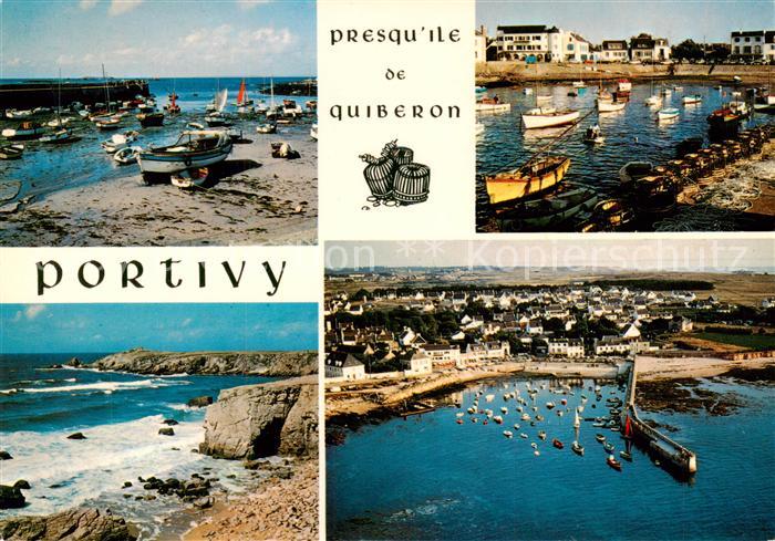 Portivy Presqu Ile de Quiberon 35 Le Port abrite par un Mole de granit Le Port e