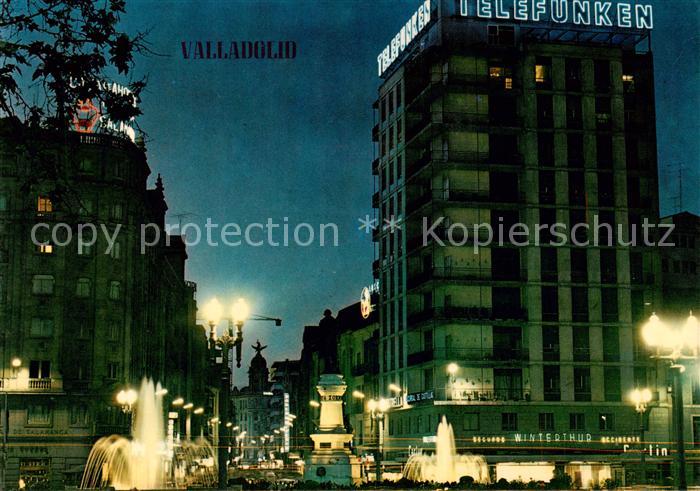 Valladolid Plaza Zorrilla Nocturna
