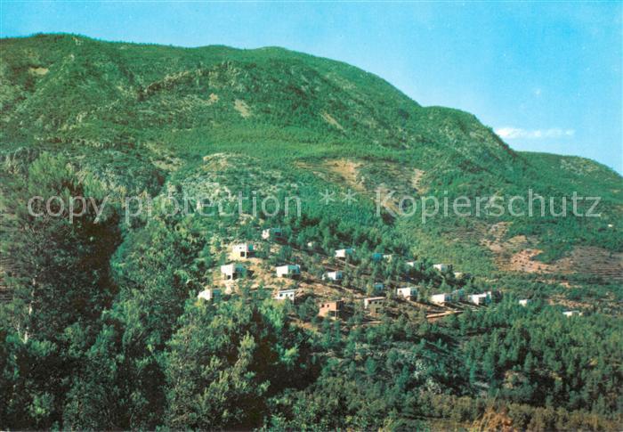 Tarragona ES Urbanizacion Las Planas del Rey Vista de los chalets sobre la monta