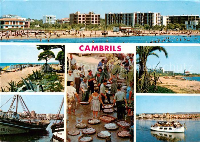 Cambrils Costa Dorada ES Diversos aspectos de la Playa