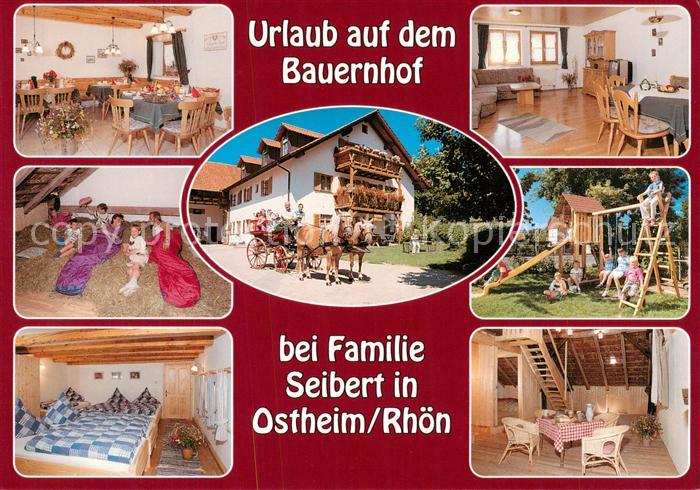 Ostheim Rhoen Urlaub auf dem Bauernhof bei Fam Seibert Teilansichten